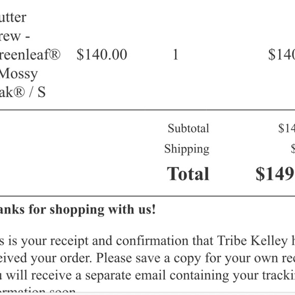 Tribe Kelley x Greenleaf Mossy Oak Butter Camo Crew - Picture 9 of 9